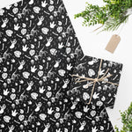 Fossil Wrapping Paper - Black