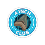 Megalodon 4 Inch Club Round Sticker