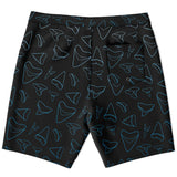 SHARK TOOTH BOARD SHORTS - FREE SHIPPING