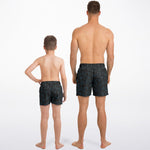 Dad & Son Matching Shark Tooth Pattern Swim Suit - FREE SHIPPING!