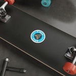 Megalodon 4 Inch Club Round Sticker