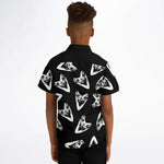 Boy's Hawaiian Megalodon Button Down - FREE SHIPPING