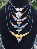 Golden Beach Lemon Shark Tooth Necklace