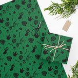 Fossil Wrapping Paper - Green