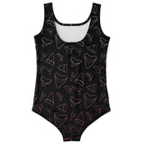 Kid's One Piece Shark Tooth Swimsuit - FREE SHIPPING