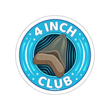 Megalodon 4 Inch Club Round Sticker