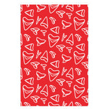 Shark Tooth Wrapping Paper - Red