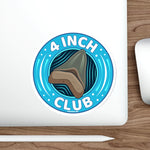 Megalodon 4 Inch Club Round Sticker