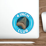Megalodon 4 Inch Club Round Sticker