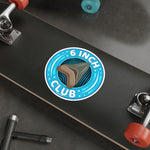 Megalodon 6 Inch Club Round Sticker
