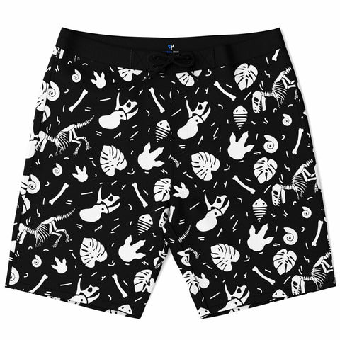 THE DINOSAUR FOSSIL BOARD SHORTS - FREE SHIPPING