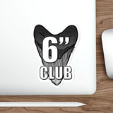 Megalodon 6 Inch Club Sticker