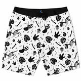 The Dinosaur Fossil Board Shorts - FREE SHIPPING